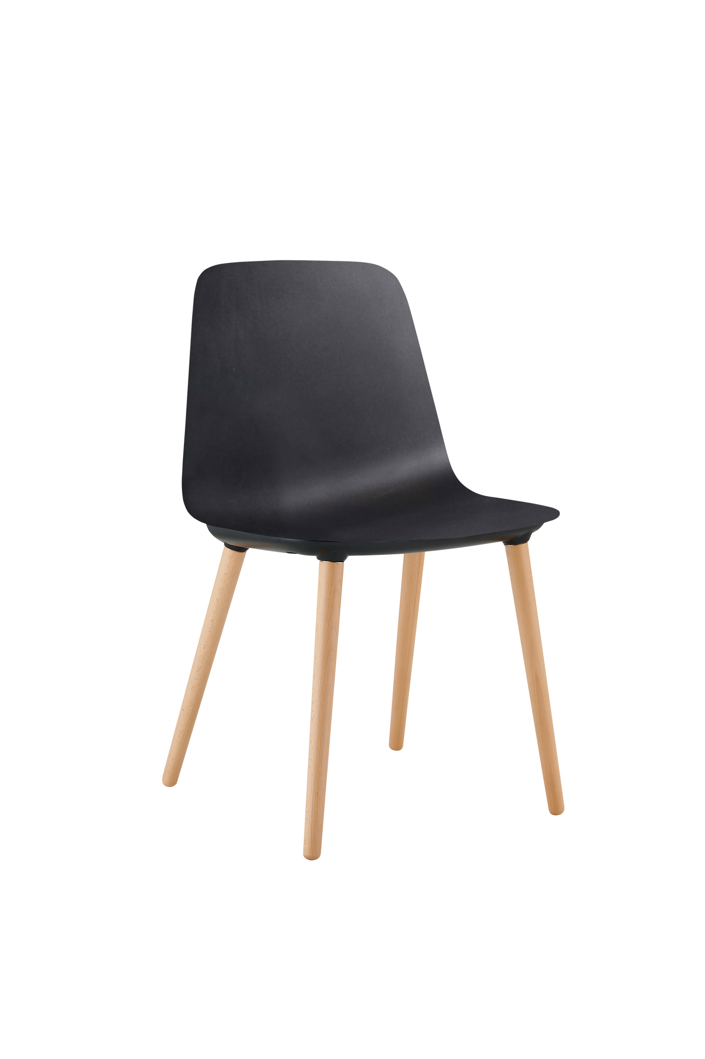 Layla Timber Leg Plastic Shell Chair