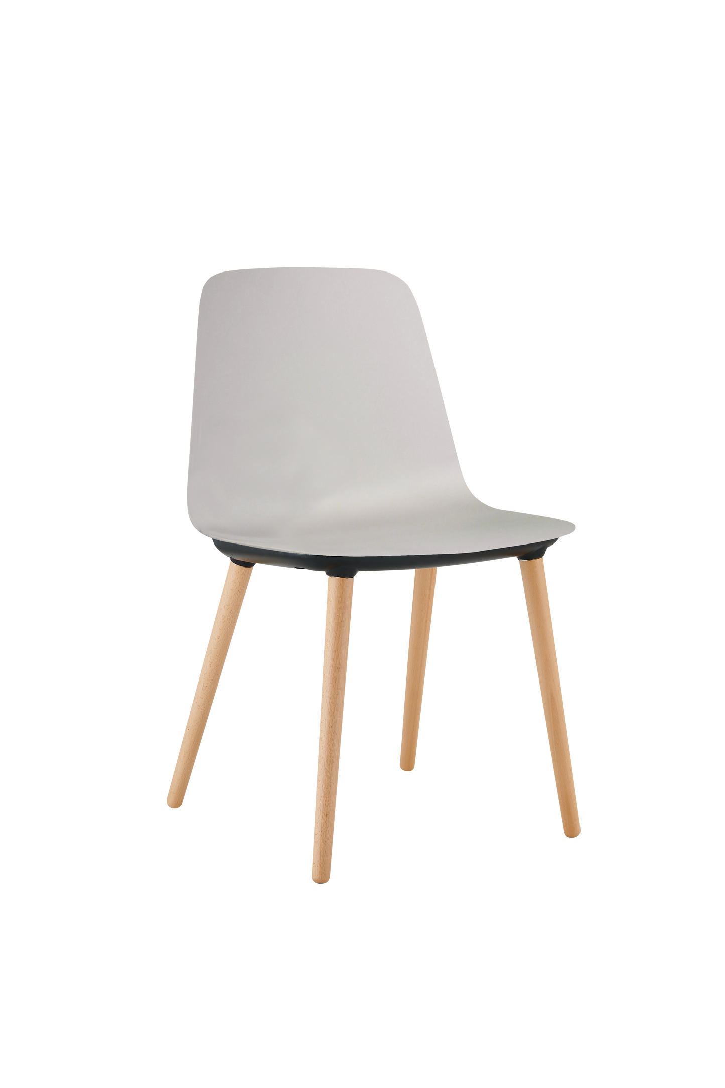 Layla Timber Leg Plastic Shell Chair