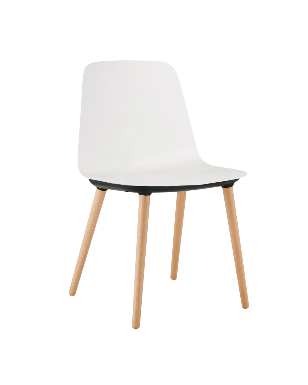 Layla Timber Leg Plastic Shell Chair