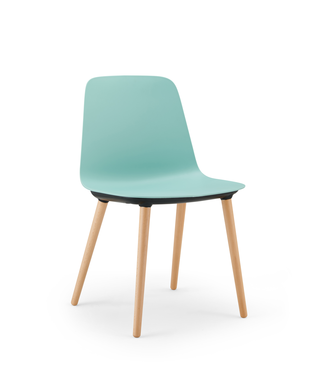 Layla Timber Leg Plastic Shell Chair