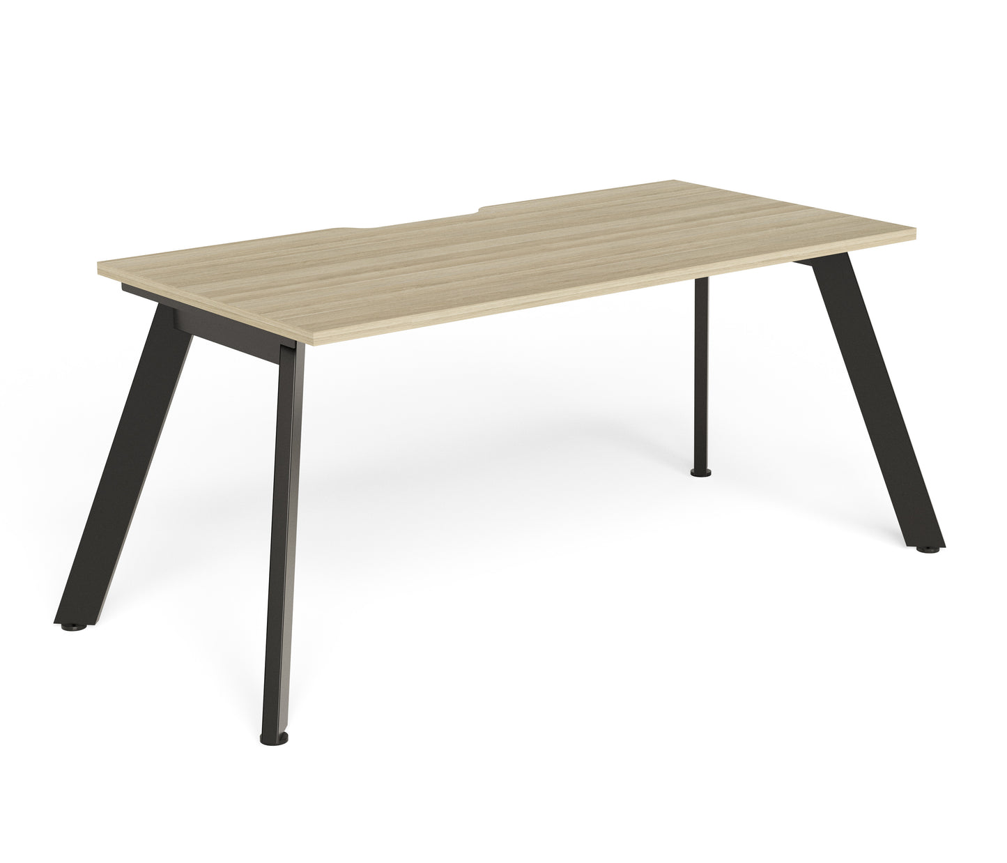 Linear Single Steel Frame Desk