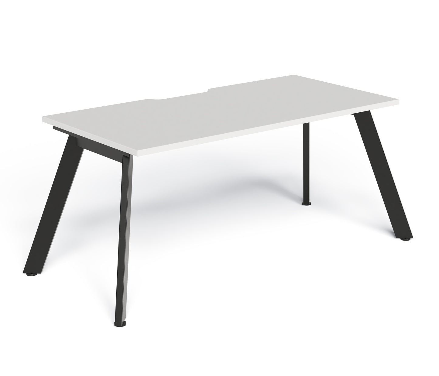 Linear Single Steel Frame Desk