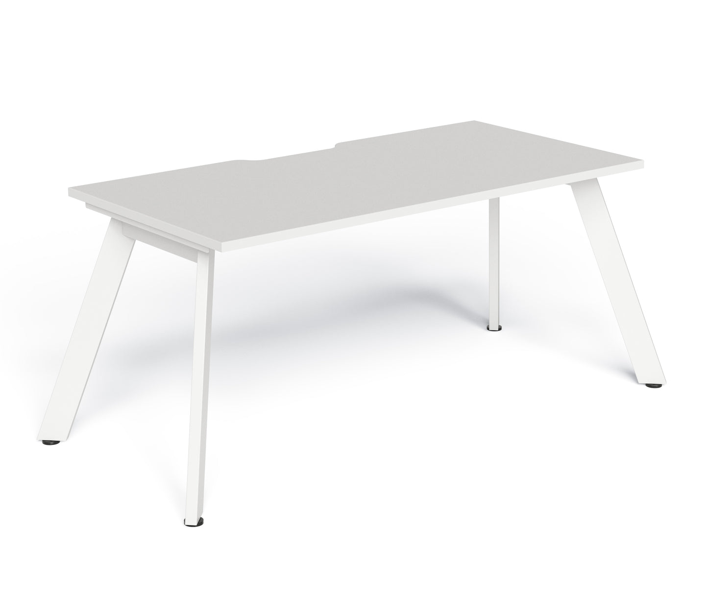 Linear Single Steel Frame Desk