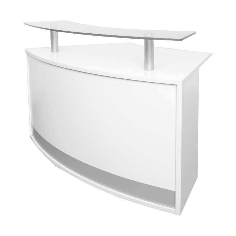 Modular Reception Glass Top Module – Corella Office Furniture