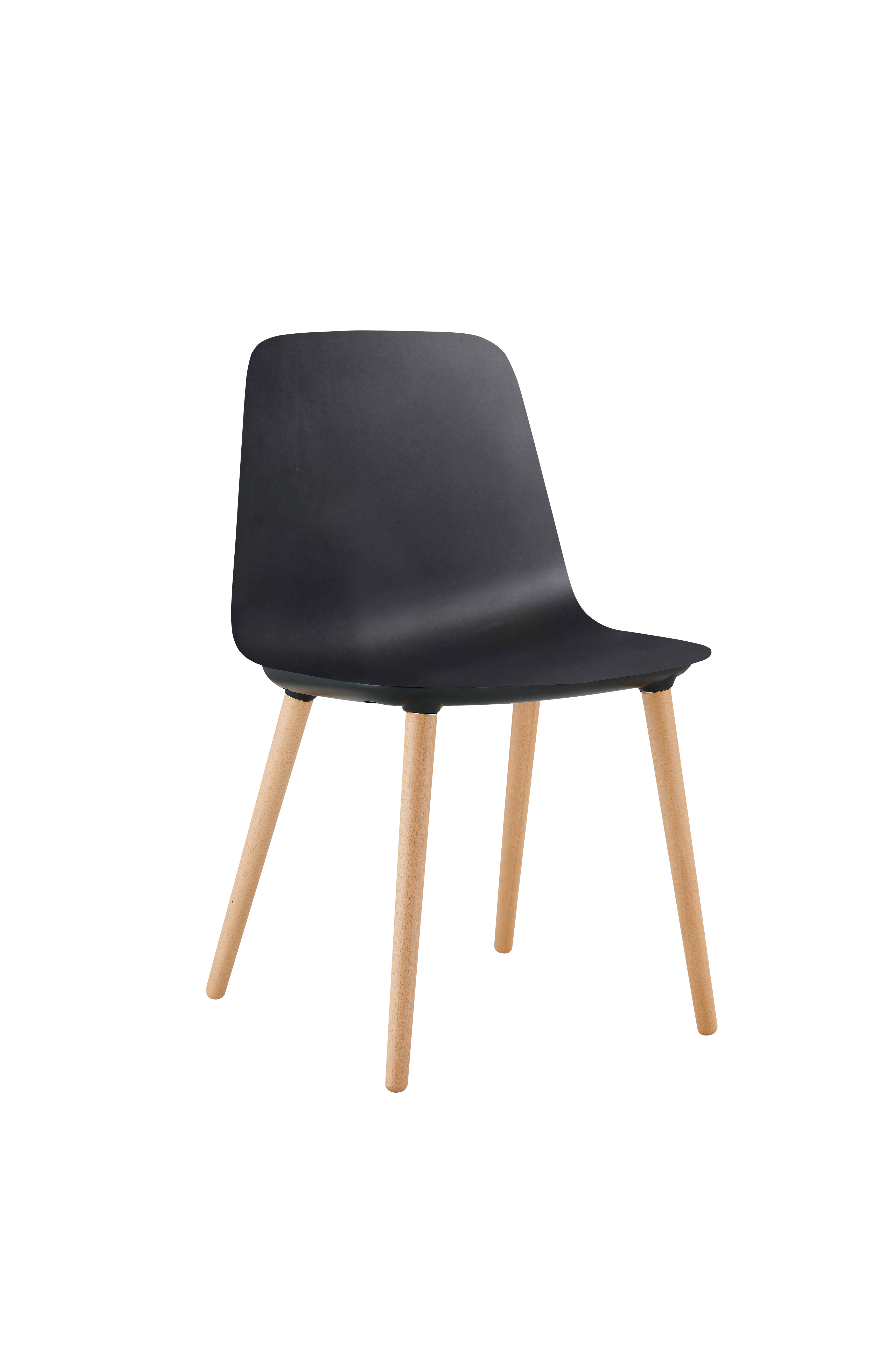 Layla Timber Leg Plastic Shell Chair