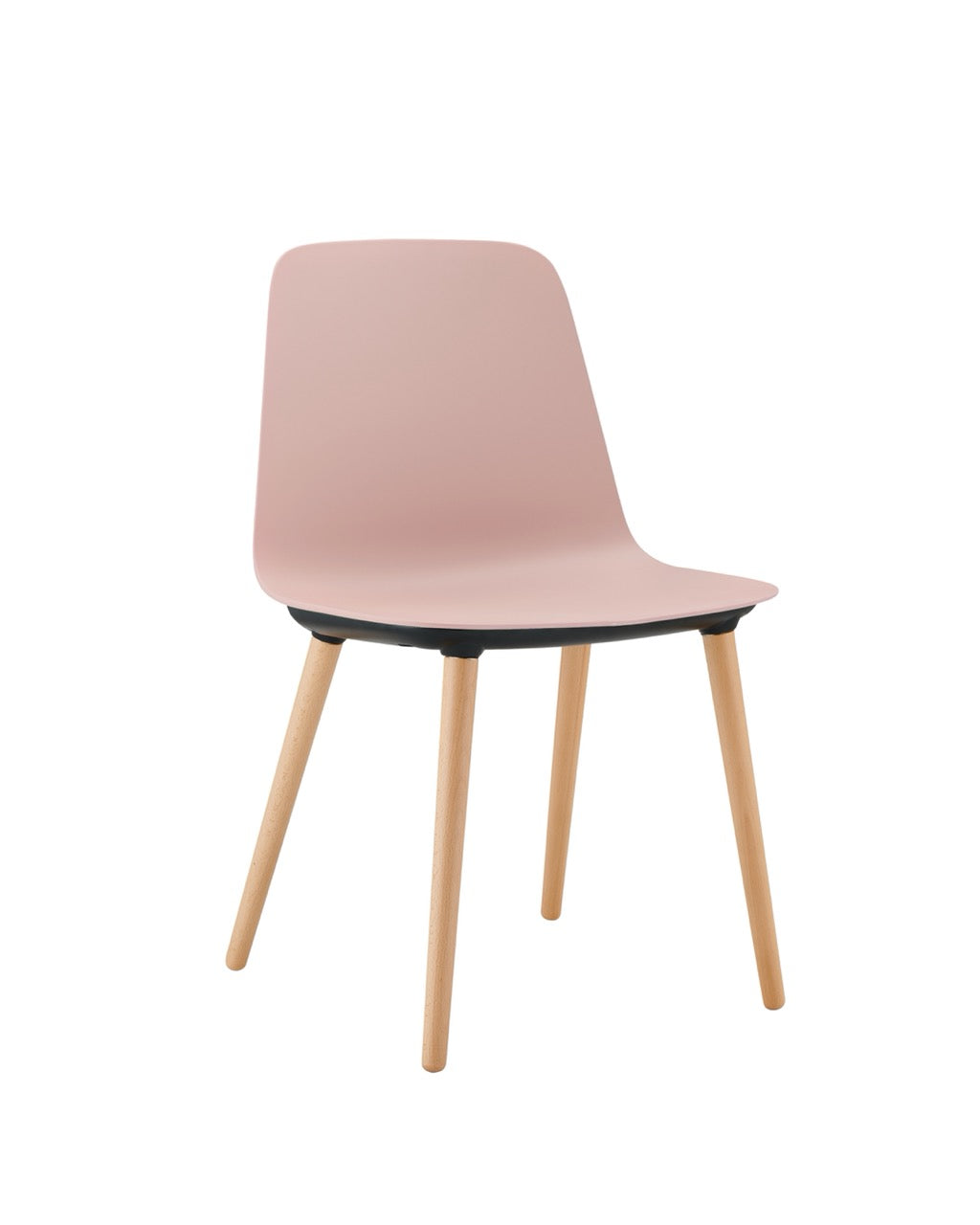 Layla Timber Leg Plastic Shell Chair