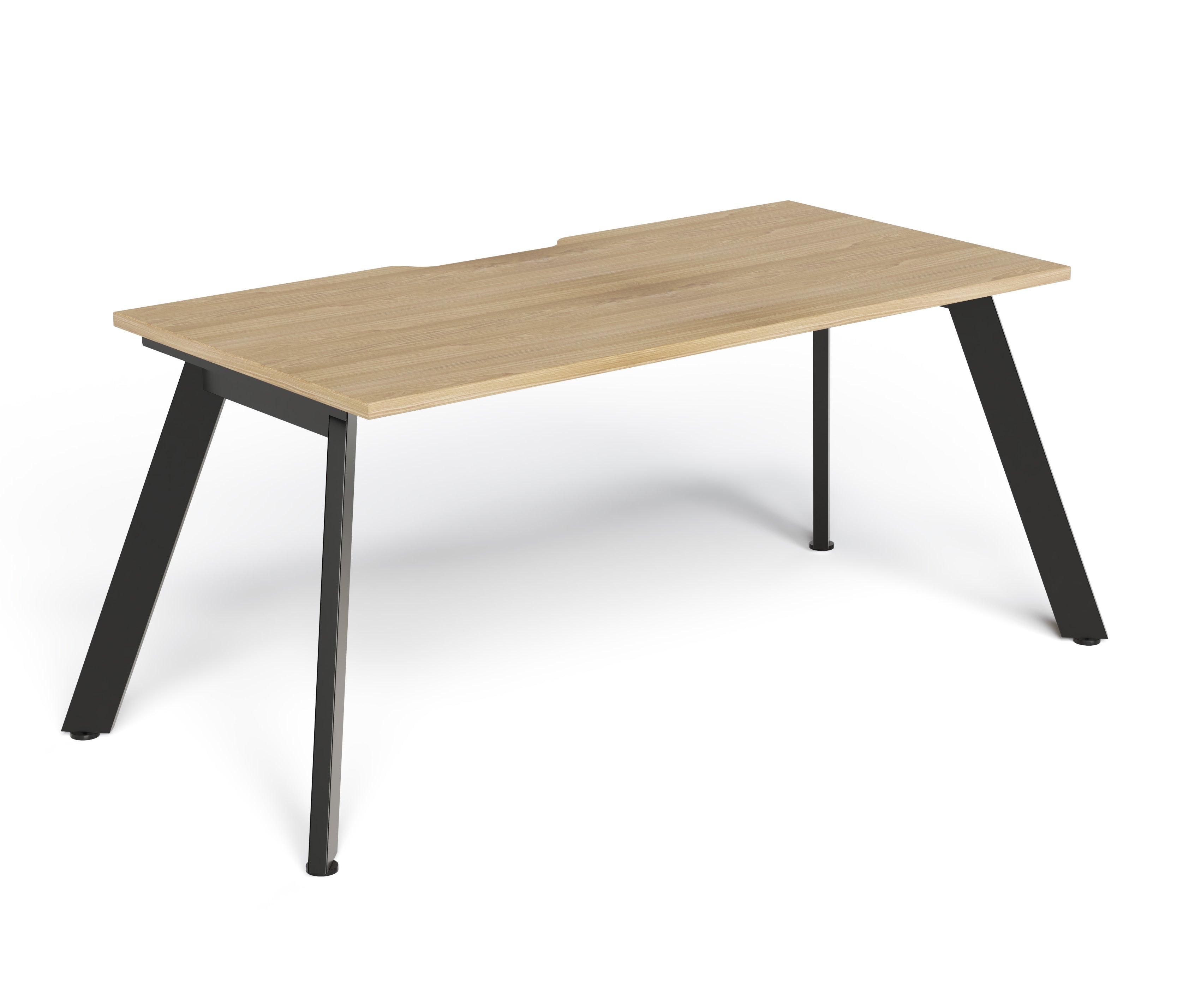 Linear Single Steel Frame Desk