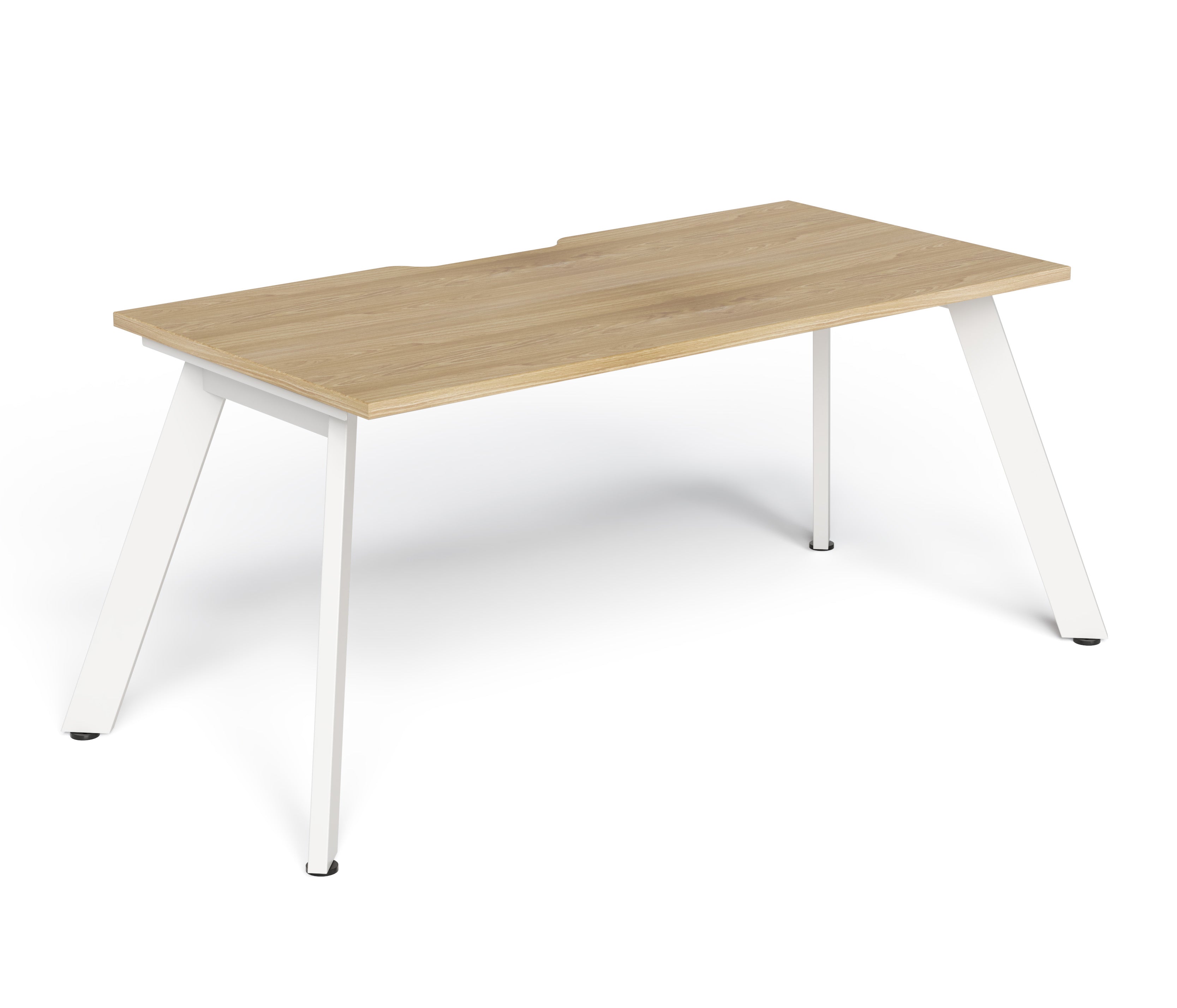 Linear Single Steel Frame Desk